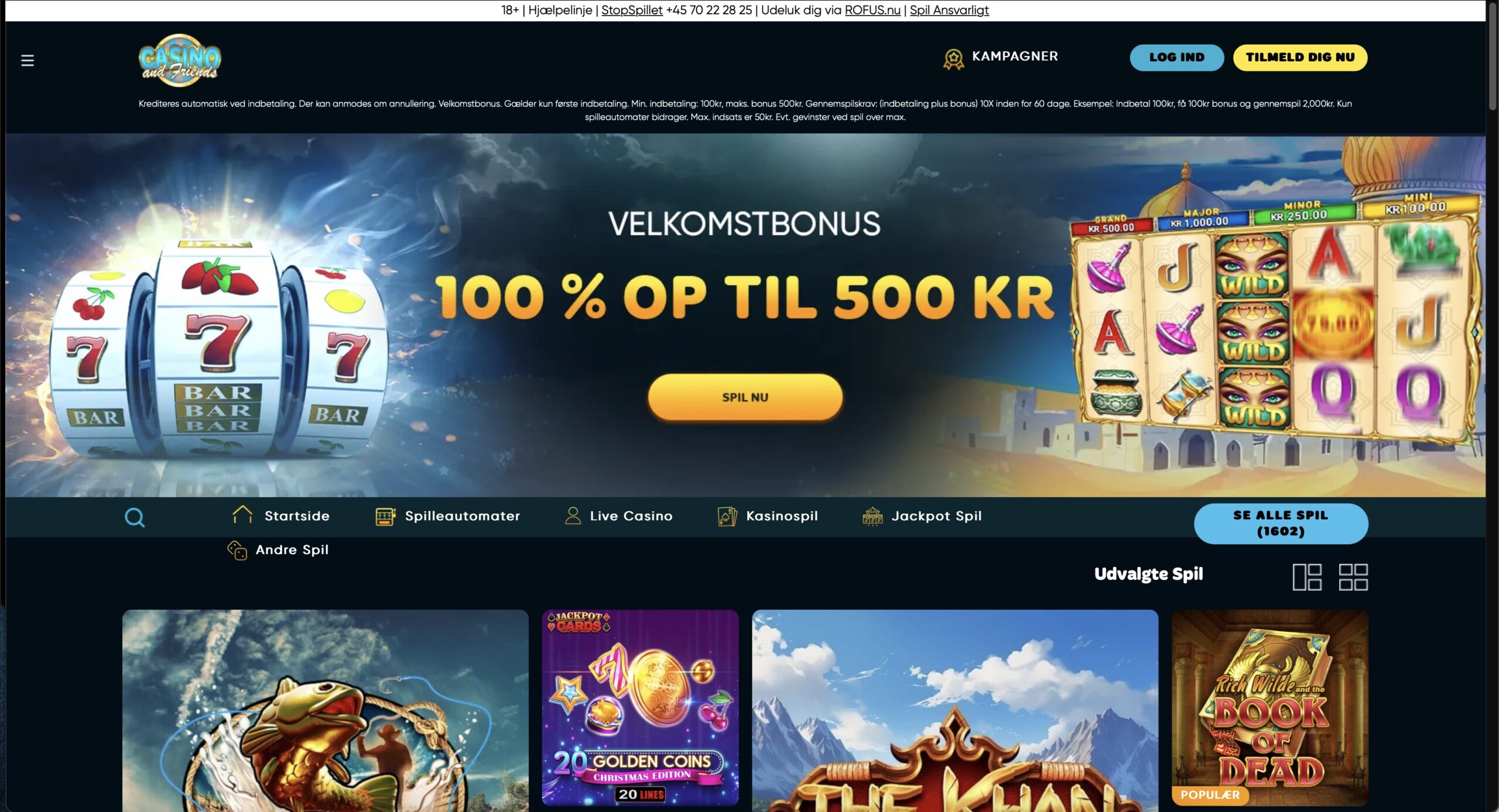 Casinoandfriends Screenshot
