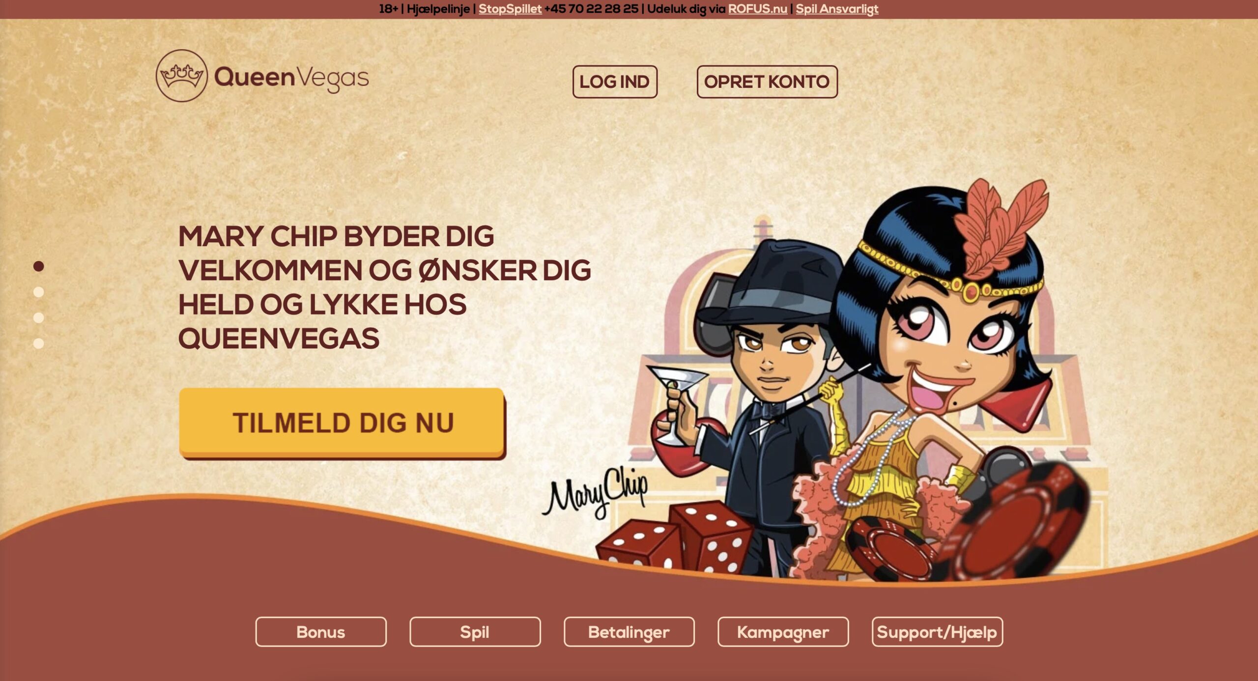 Queenvegas Casino screenshot